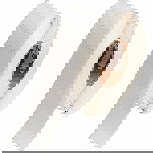 Label Maker Label: White, Polypropylene, 3/4